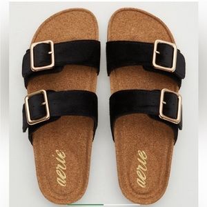 Aerie Velour Slides